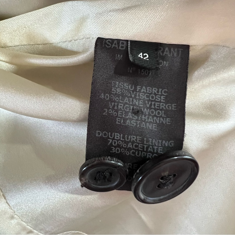 Isabel Marant black double-breasted blazer size 42 - Picture 7 of 8